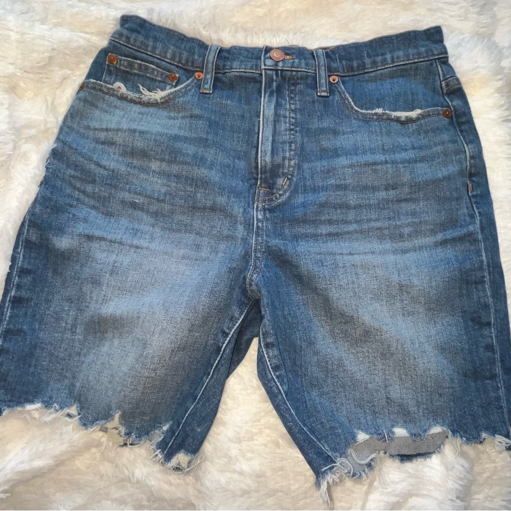 Madewell Distressed Denim Shorts - preowned